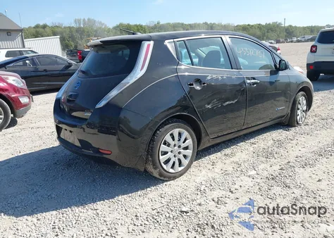 2017 Nissan Leaf S z USA, uszkodzony, nr VIN 1N4BZ0CP9HC309196